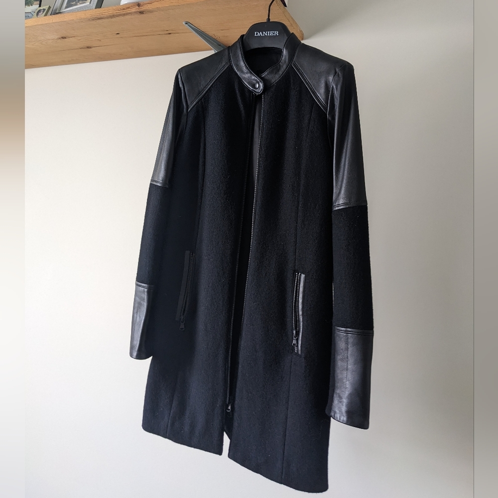 Danier wool and leather jacket